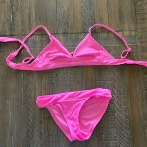 Pink bikini